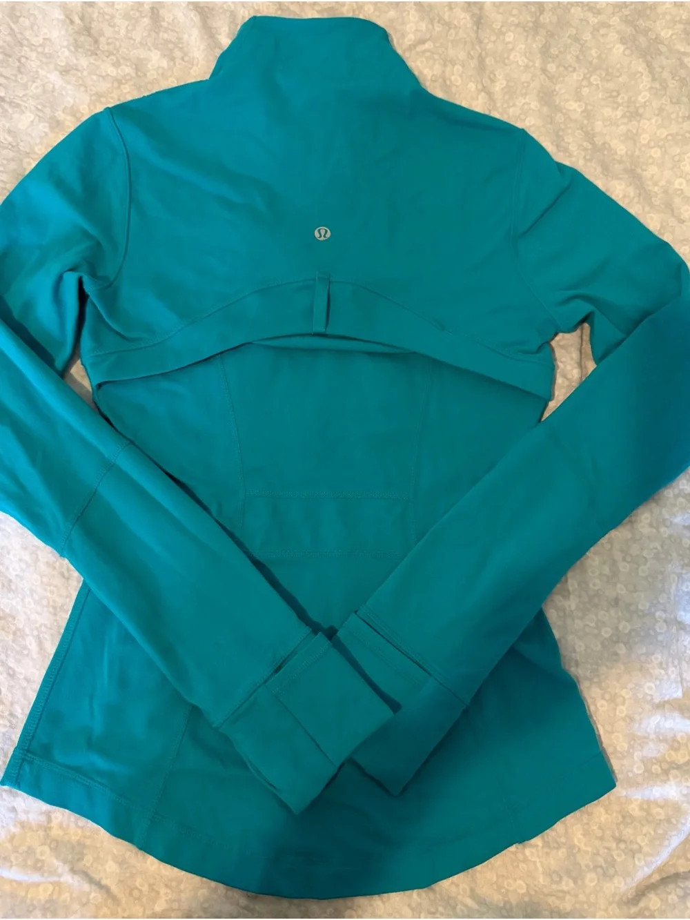 lululemon athletica Teal Zip-Back Athletic Jacket